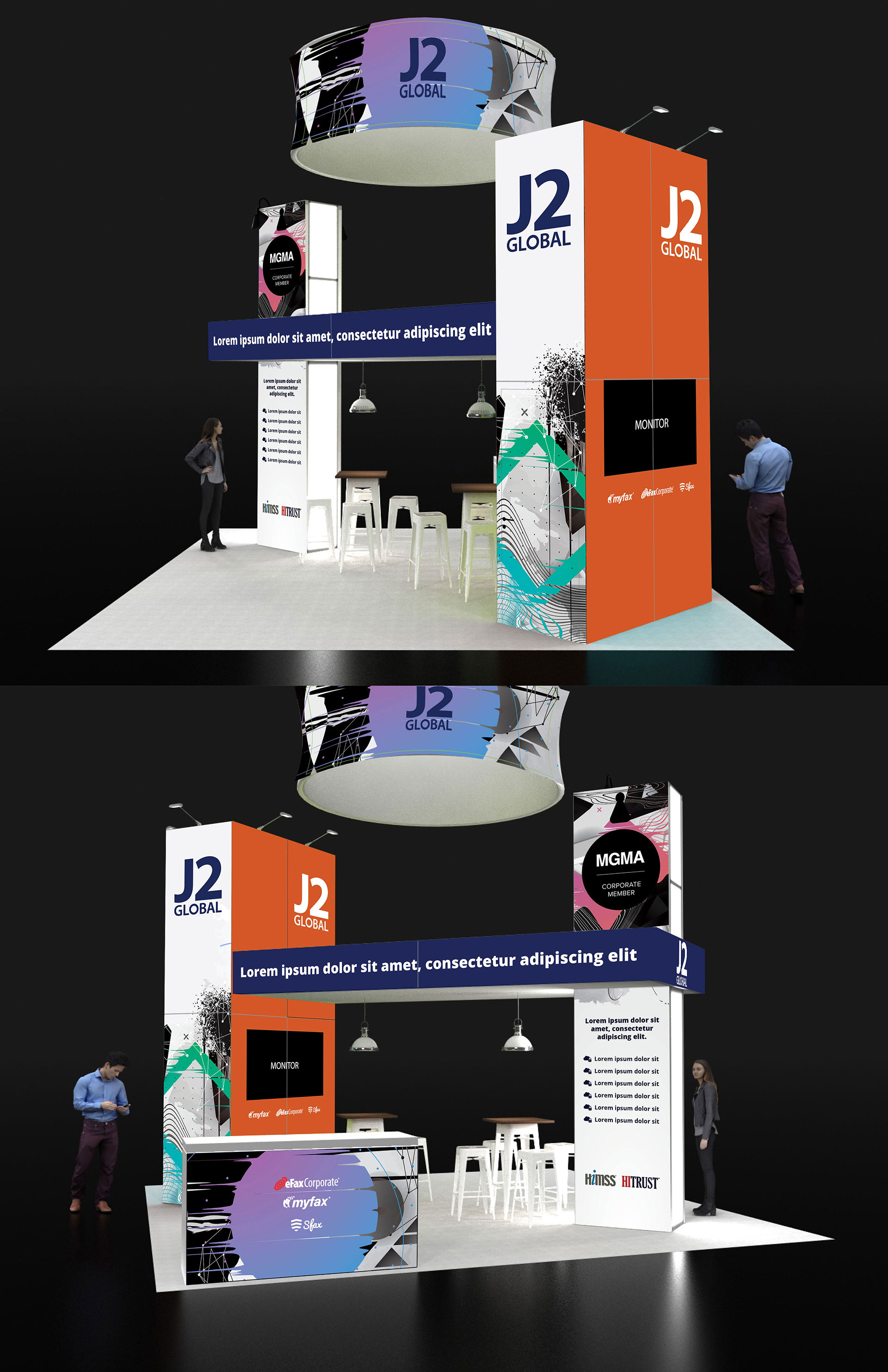 J2 Global Trade Booth Design